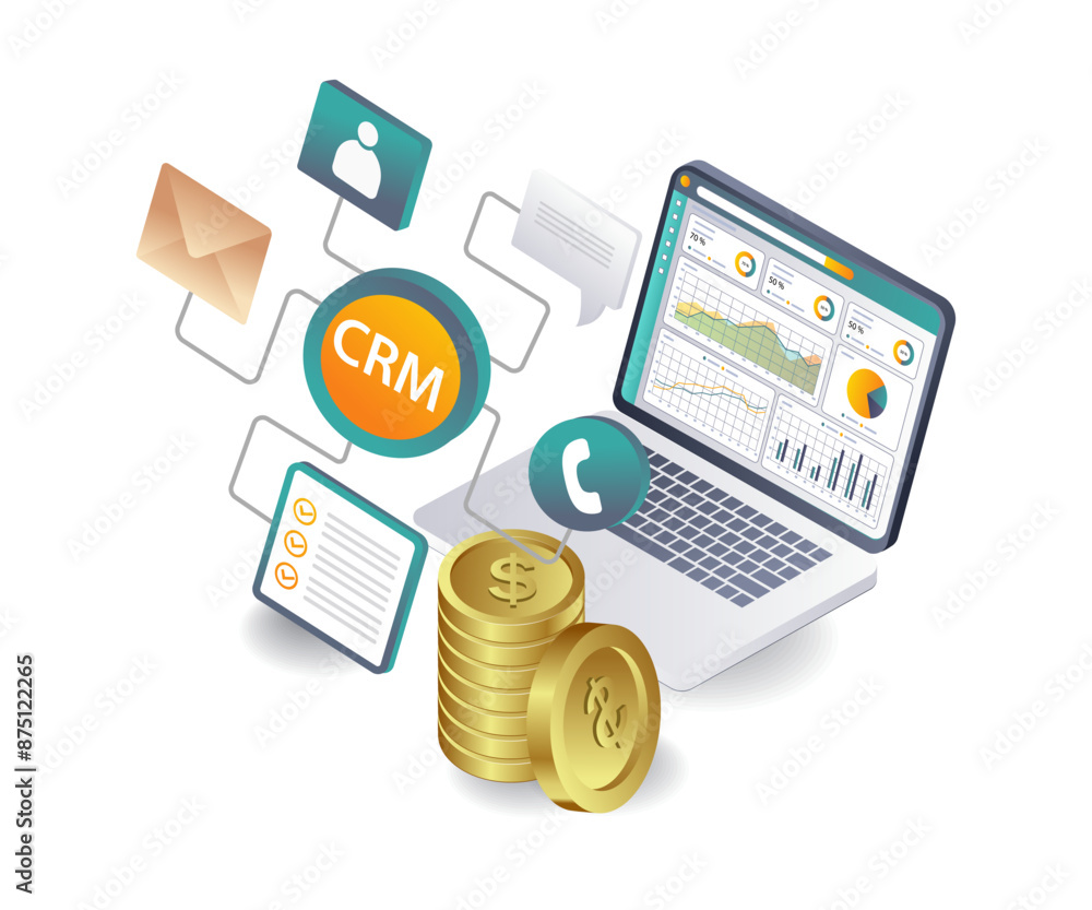 Poster crm data analysis for business development