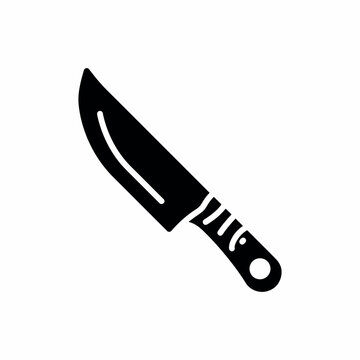recommend clip art: simple Knife icon in glyph style. Pro Vector