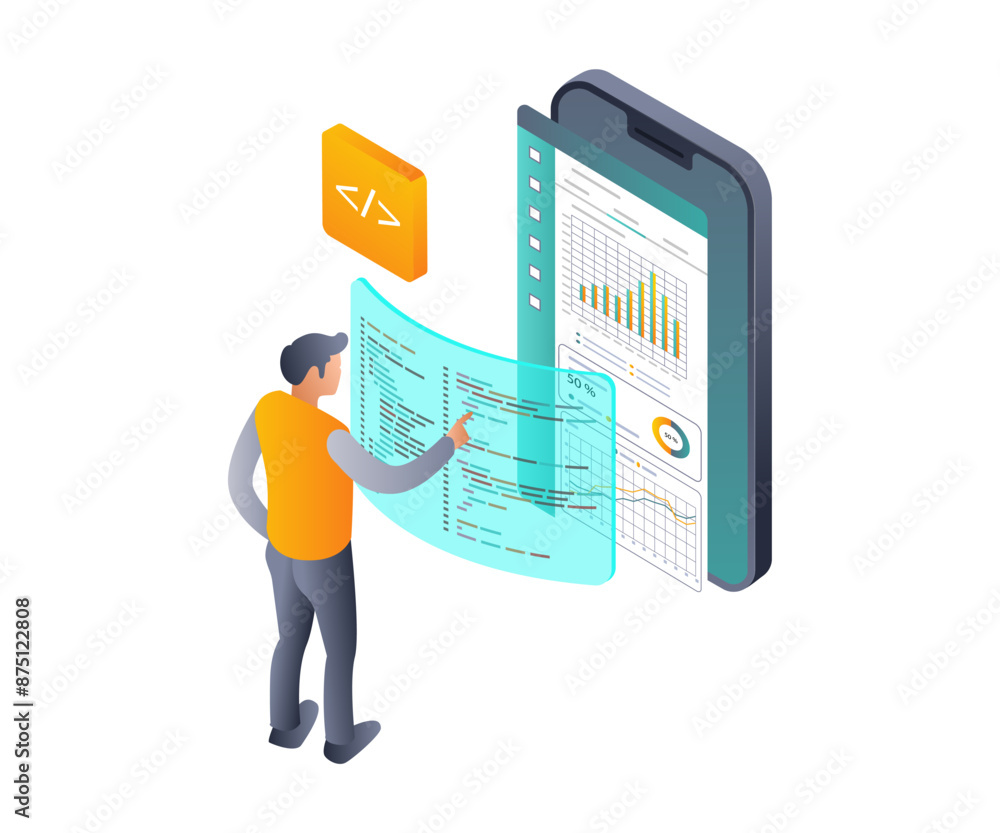 Aufkleber Choosing the Best Programming Language for Technology Data Analysis