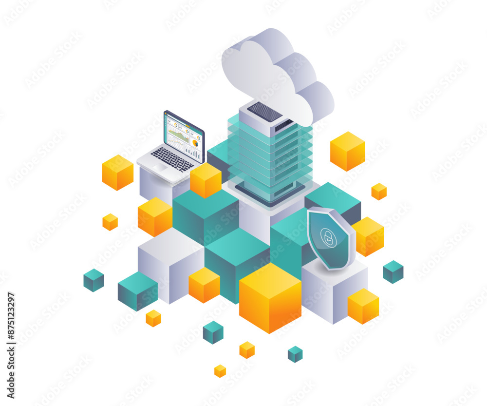 Poster Cloud Server Security Analysis in Blockchain Networks