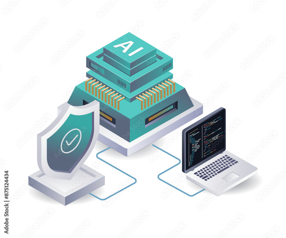 Aufkleber Artificial Intelligence in Database Security Programming