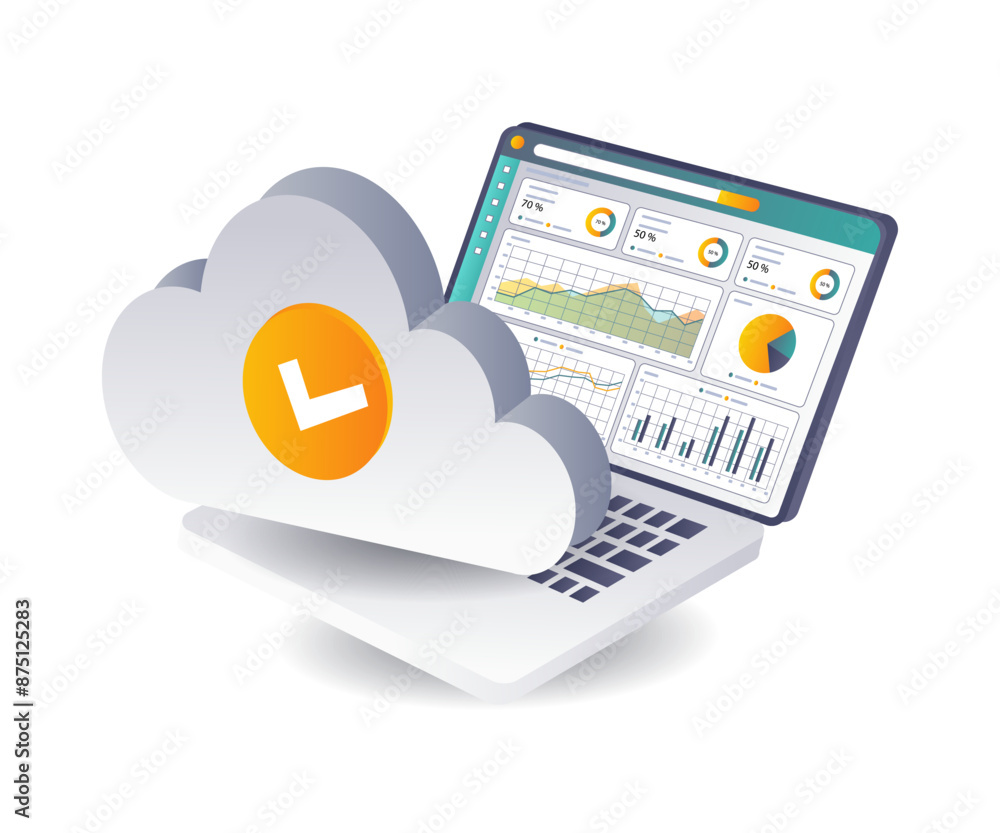 Poster Analyzing Data Development in Cloud Servers
