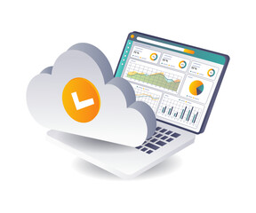 Analyzing Data Development in Cloud Servers