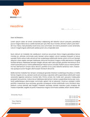 modern professional business company letterhead template