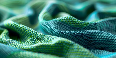 Fototapeta premium Colorful abstract patterns for screen printing in green and blue hues. Concept Abstract Patterns, Screen Printing, Green Hues, Blue Hues, Colorful Design