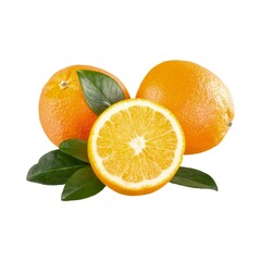 Oranges and leaves