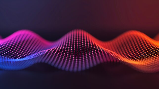 Innovative decoherence scene with wavefunction collapse and measurement, illustrating theory principles. Illustration, Image, , Minimalism,