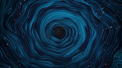 Detailed gravity illustration with spacetime curvature and gravitational interactions, highlighting theoretical physics. Illustration, Image, , Minimalism,