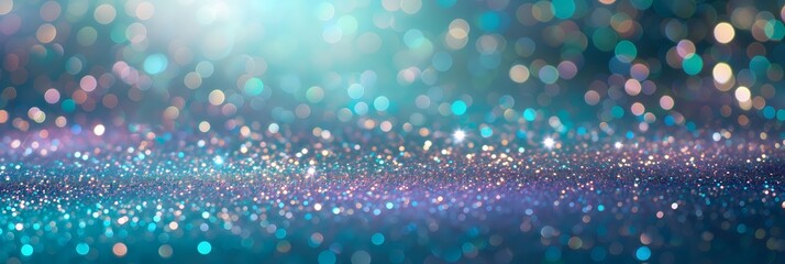 Abstract Bokeh Background with Glittering Lights in Casino Style