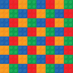 seamless repeating pattern colorful puzzle toy