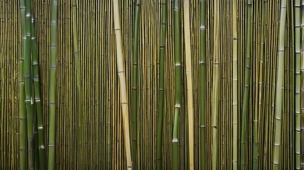 bamboo wall close up for background