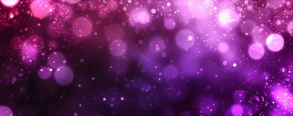 Abstract Bokeh Background with Pink and Purple Lights in a Celestial Style