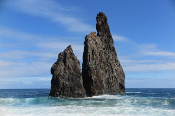 Lava Felsen von Ribeira de Janela, Madeira