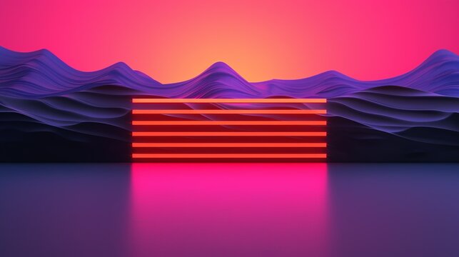 Innovative decoherence scene with wavefunction collapse and measurement, illustrating principles of theory. Illustration, Image, , Minimalism,