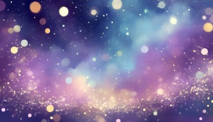 Obraz premium 夢の世界、キラキラ、おとぎの国をイメージした抽象的な背景