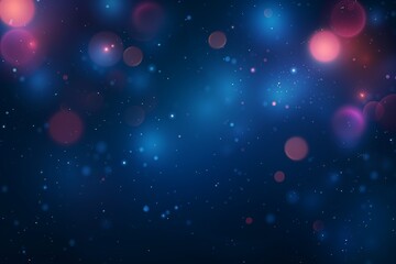 Abstract Bokeh Background with Colorful Lights in Casino Style
