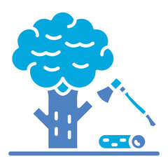 Tree cutting Icon