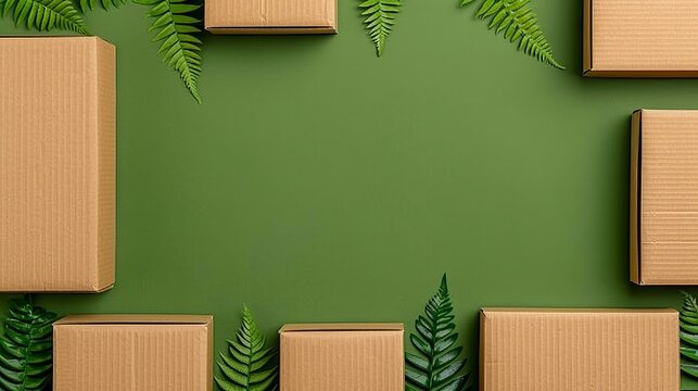 User-friendly eco-packaging solution ensuring ease of handling and disposal. Illustration, Image, , Minimalism,