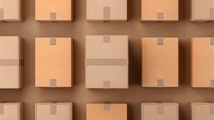Modular cardboard packaging solution for customizable assembly. Illustration, Image, , Minimalism,