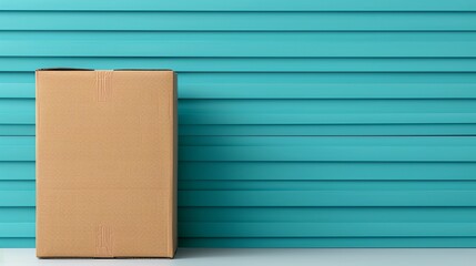 Modular cardboard packaging solution for customizable assembly. Illustration, Image, , Minimalism,
