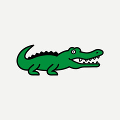 cartoon, animal, dinosaur, vector, reptile, illustration, crocodile, dragon, lizard, green, fun, alligator, frog, cute, art, wildlife, nature, baby, monster, wild, drawing, design, character, gecko, f
