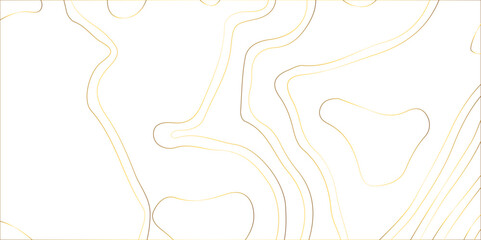 Abstract colorful topographic line contour map background, geographic grid map, stock vector illustration. Grey outline topographic contour map abstract tech background.