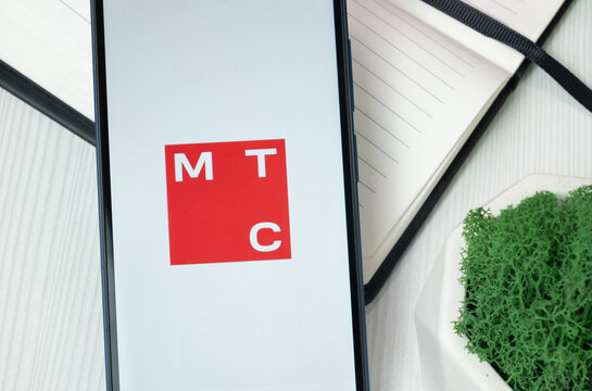 New York, USA - 30 June 2024: MTS Logo or Icon on Phone Screen