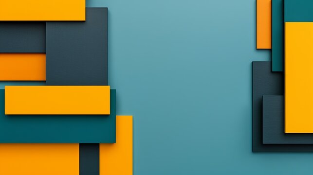 Crisp and organized abstract with clean lines, versatile color schemes, and harmonious textures; a sleek, modern, and stylish design for professional use. Illustration, Image, , Minimalism,