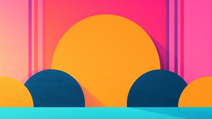 Dynamic and impactful abstract illustration with refined geometric elements, detailed patterns, and balanced color schemes; a bold, stylish, and professional visual appeal. Illustration, Image, ,