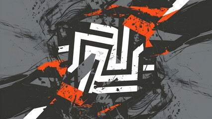 Textured abstract grunge vector background design