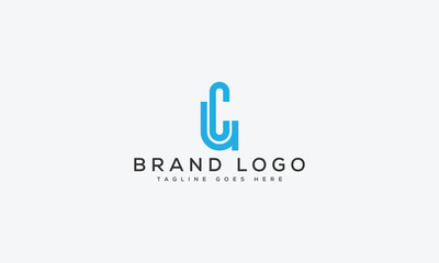 letter UC logo design vector template design for brand.
