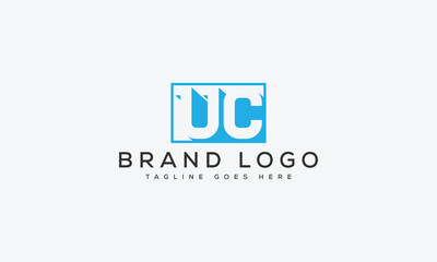 Obraz premium letter UC logo design vector template design for brand.