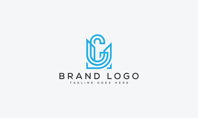 letter UC logo design vector template design for brand.