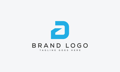 letter D logo design vector template design for brand.