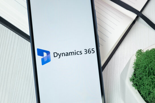 New York, USA - 30 June 2024: Dynamics 365 Logo or Icon on Phone Screen
