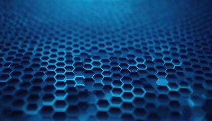 Blue hexagonal background with a lot of hexagons
