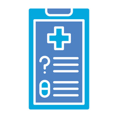 Fototapeta premium Health app Icon