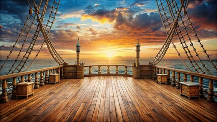 Empty pirate ship deck stage background , theater, theater stage, pirate ship, deck, background, empty, wood, nautical