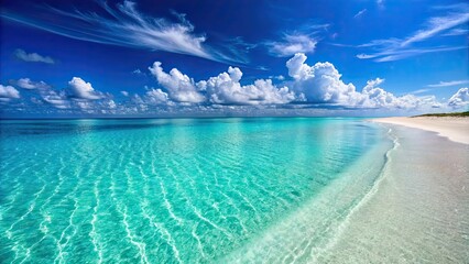 Crystal clear beach with white sand and turquoise water, beach, crystal clear, white sand, turquoise water, ocean