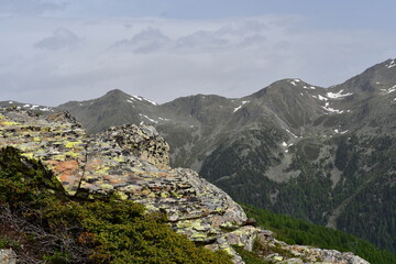 Schöne Landschaft im Ultental in Südtirol 