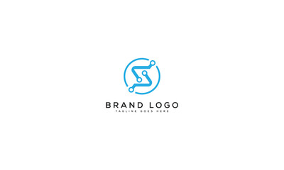 letter S logo design vector template design for brand.