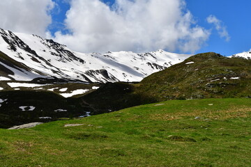 Schöne Landschaft im Ultental in Südtirol 