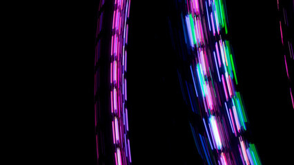 Digital Wallpaper Gaming Streaming Background Futuristic Abstract Neon Overlay Effect