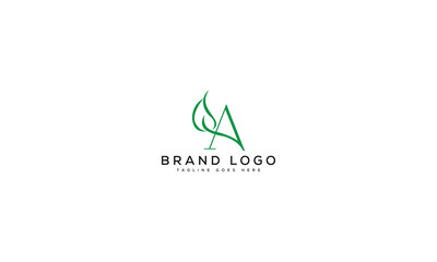 letter A logo design vector template design for brand.