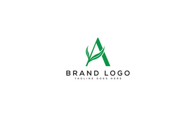 letter A logo design vector template design for brand.