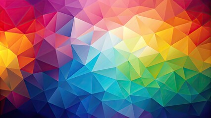 Obraz premium Colorful polygon background with various colors and an abstract design, polygon, colorful, abstract, background, design, vibrant