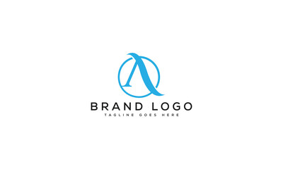 letter A logo design vector template design for brand.