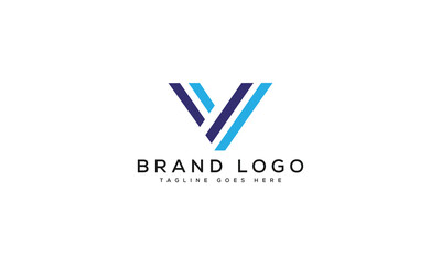 letter V logo design vector template design for brand.