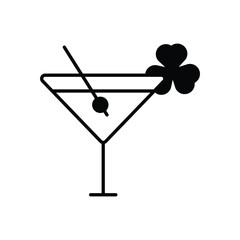 Cocktail vector icon