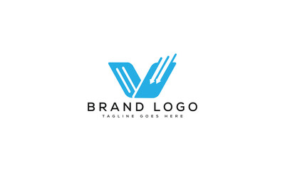 letter V logo design vector template design for brand.